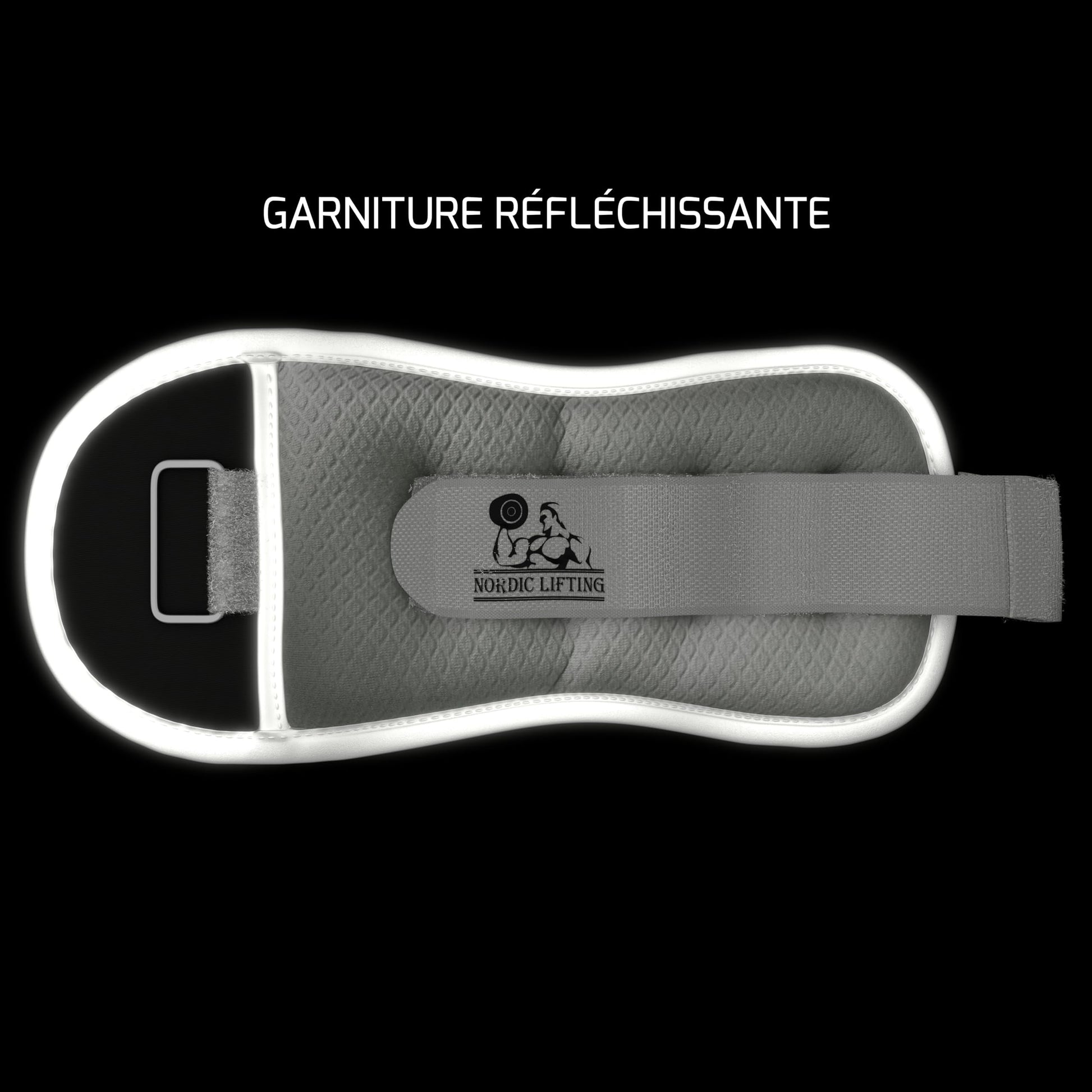 Adjustable Ankle/Wrist Weights (1 Pair) – for Women, Men & Kids - Grey, 3Lbs